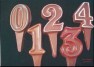 8014 Numbers 1-5 Chocolate Candy Mold